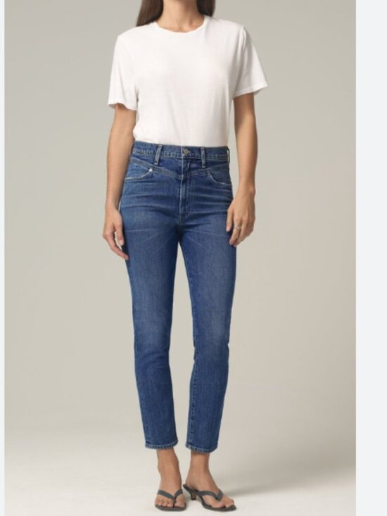 CITIZENS OF HUMANITY  Women's Mia Front Yoke Slim Jean sz32 - Picture 6 of 12